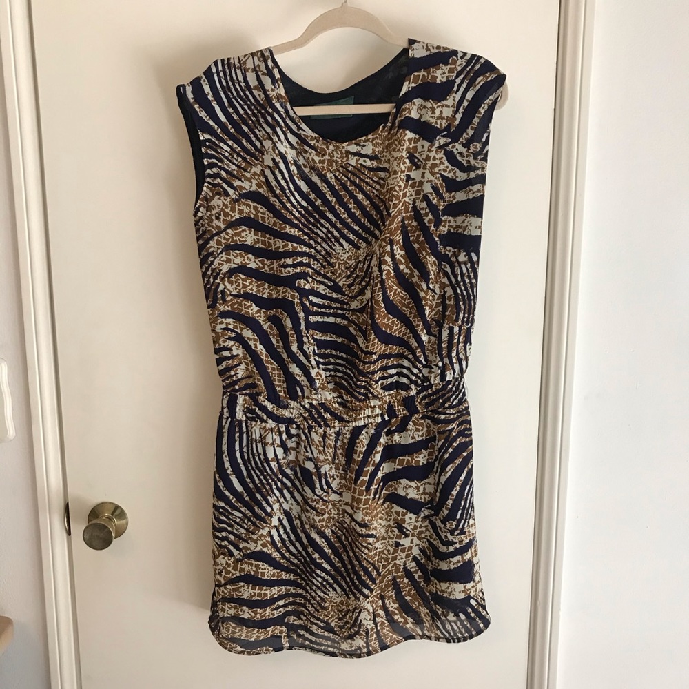 Animal print dress/tunic